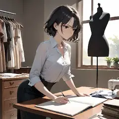 厳格な教授 ― 袖をまくる瞬間の創作
