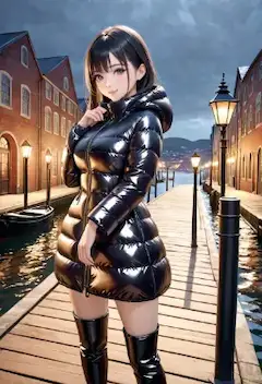 港の倉庫街