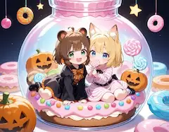 コン子とポン子・キャンディ ボトル