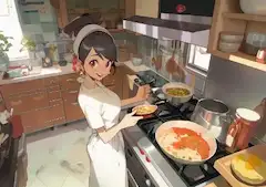 もうちょっとでお昼できるから待ってて