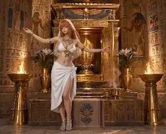 黄金神殿の赤髪舞姫