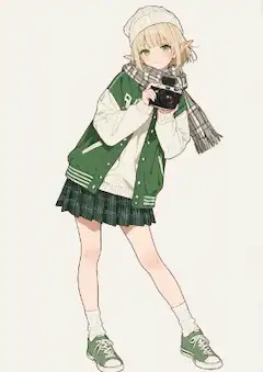 冬の街角を捉える一瞬の物語　エルフ編