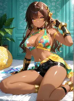 元々キャラデザがカラフル