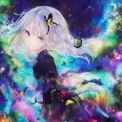 極彩色の夜空に抱かれて