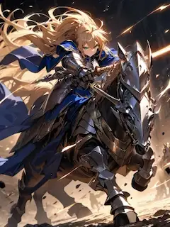 槍騎士王の突撃【FGO・アルトリア=ペンドラゴン】