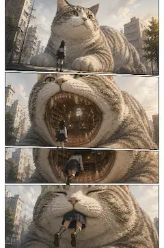 移動図書館猫