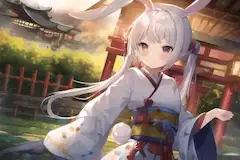 夢神楽の兎