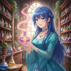 青き魔女の輝く秘薬