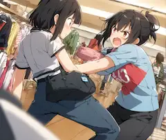 バーゲンセールの団地妻達