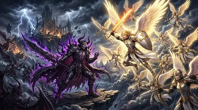 光と闇の聖戦 天使対魔族の激突