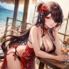 【原神】北斗 水着