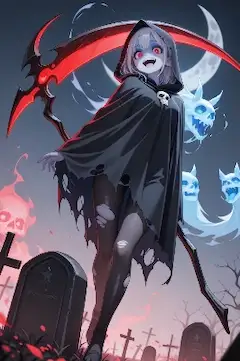 墓地の死神