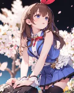 桜とそらちゃん