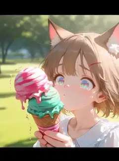溶けゆくアイスの甘い驚き