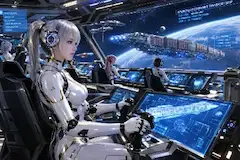 惑星ニドラスのある世界線を縦横無尽に航行する惑星外船。その巨大なコックピットデッキで船の運航をする様々な銀河間船クルー”ドライバー”達。
