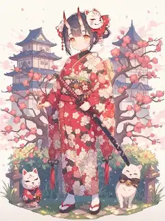 寒梅の鬼娘