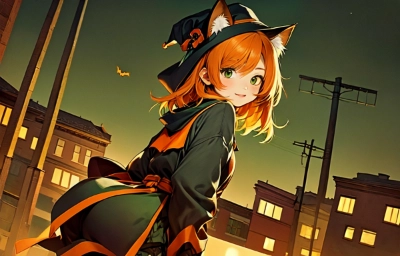 魔女の散歩