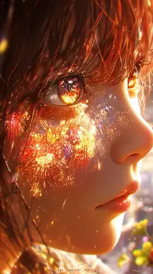花火の瞳