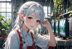 エルフ少女の緑のラボラトリー