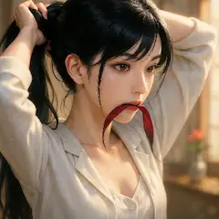 リボンをくわえた朝の秘密