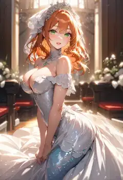 マーメイドラインウェディングドレス