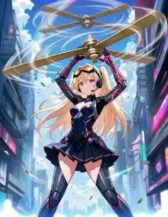 巨大竹とんぼ