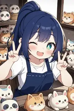 動物の陶器