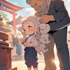 突然のちびキャラ化！再現不可(* ᐕ)。。。