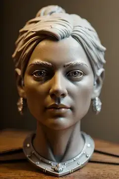 3Dプリンタの彫像