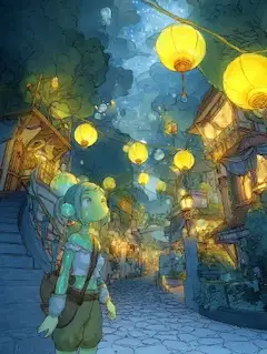 No.1846 亜人スライムガール✕夜道