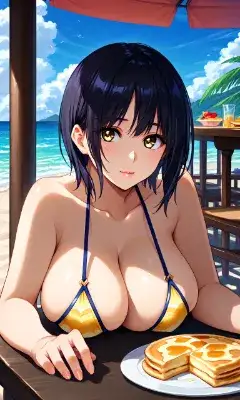 なぎさちゃん　金ビキニ