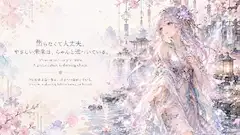 桜の光に包まれて、優しい明日へ