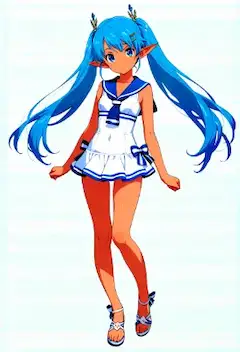 青い瞳、境界に立つ祈り