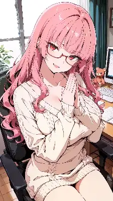 ピンク髪の少女の秘密のお願い