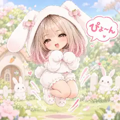 卯/うさぎ(ピーチちゃん)