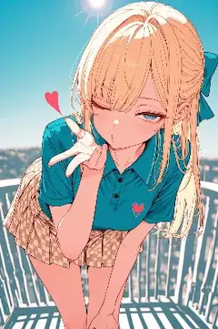 屋上からの甘いキス