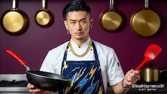 漆黒とゴールドが織りなすストリート料理の求道者🔥