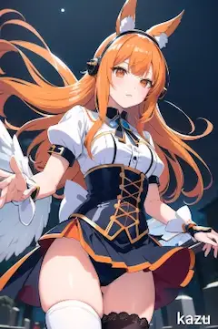 ウマ娘🙇‍♂サイレンススズカをＡIさんに描いてもらいました🙇‍♂