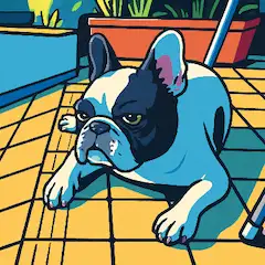 Bulldog in Lazy Afternoon