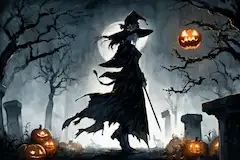 ハロウィン　魔女5