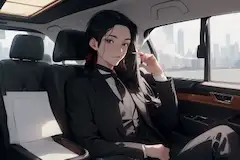 投票に行く先輩