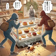赤いダイヤを盗みに