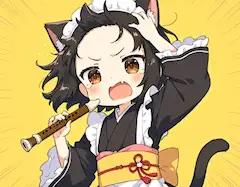 強風オールバックニャ～(TOT)