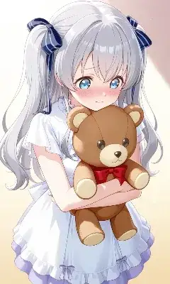 クマさんと遊びたいセリアちゃん