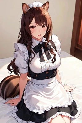 シマリス娘のメイドさん