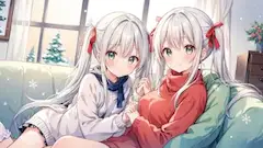 雪降る窓辺の双子の約束