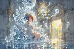 水晶の玉座で夢見る
