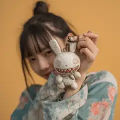 可愛いうさぎのキーホルダー