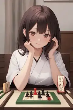 浴衣少女の将棋時間(aiの考える)
