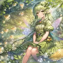 新たな命の芽吹き（サムネ妖精ちゃんの羽根つき版）